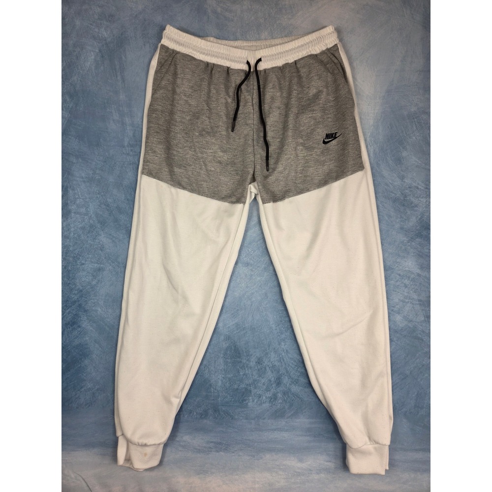 Nike Sportswear Tech Fleece Men's Joggers 3XL White Gray CU4495-133 Tapered
